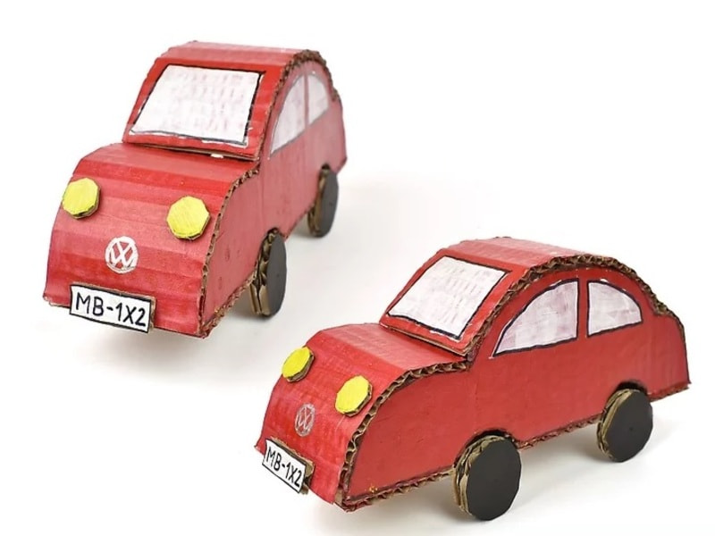 Một số lưu ý khi làm ô tô từ thùng carton mà bố mẹ cần nắm rõ