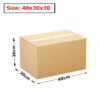 Hộp carton 40x30x30cm nắp đối 5 lớp