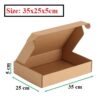 Hộp carton 35x25x5cm nắp gài 3 lớp