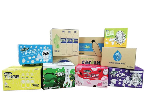 Hộp carton đối khẩu in 3 màu chất lượng cao