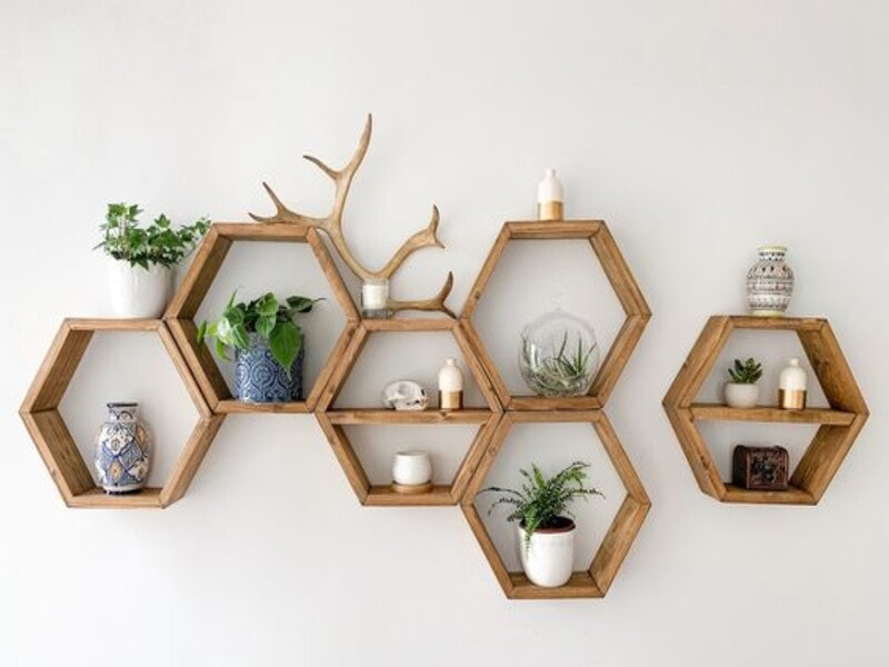 Làm giá để đồ treo tường bằng giấy