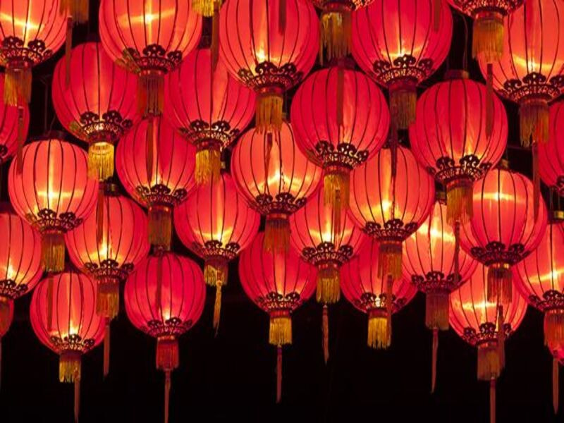 Cách trang trí nhà ngày tết cực nổi bật 17 Lồng đèn trang trí nhà ngày Tết