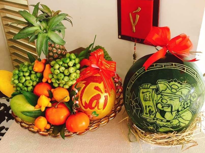 Cách trang trí nhà ngày tết cực nổi bật 20 Trang trí mâm ngũ quả ngày Tết