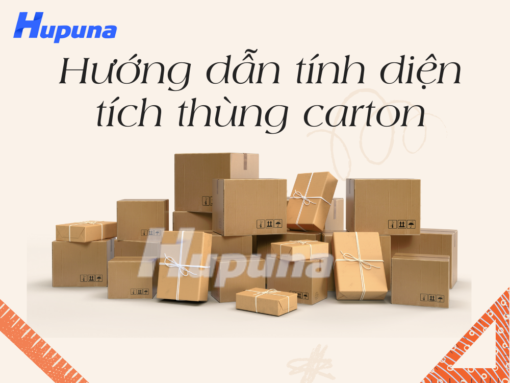 Tính diện tích thùng carton