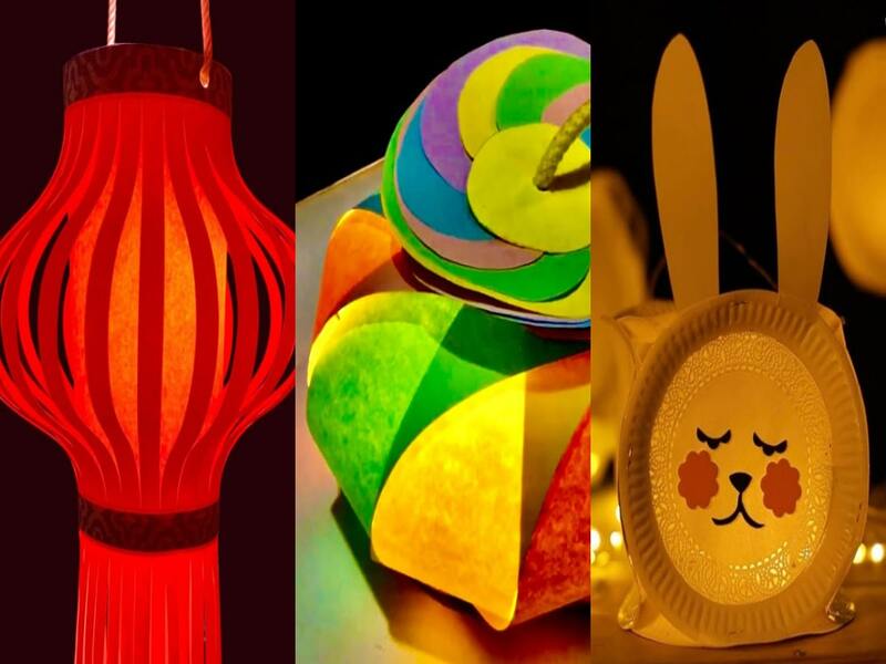 5 hoạt động vui chơi phá cỗ Trung thu siêu bổ ích cho bé, bạn đã biết chưa? 13 Tập làm đèn lồng tại nhà