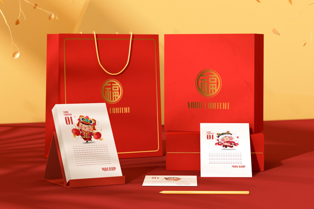Thiết kế bao bì quà Tết: Túi Giấy Sang Trọng Cho Ngày Tết Gắn Kết